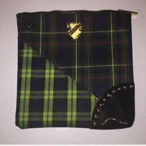 MAC Plaid makeup bag NWOT